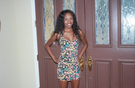Armani Monae shows off her amazing body under that sexy dress