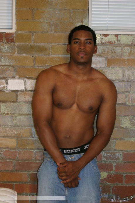 Handsome roommates Mike & Price posing naked together on the bed