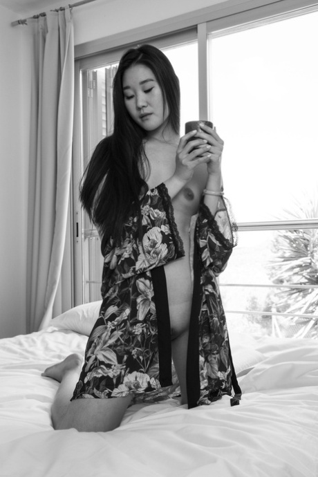 Beautiful Asian mom Katana has steamy missionary sex with a black stud